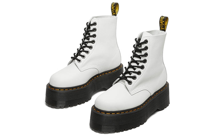(WMNS) Dr. Martens 1460 Pascal Pisa Martin Boots White 26925113 - 3