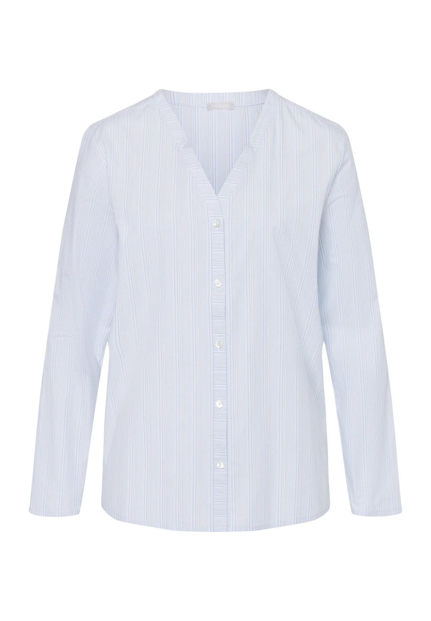 Sleep And Lounge Cotton Notch Collar Shirt - 1