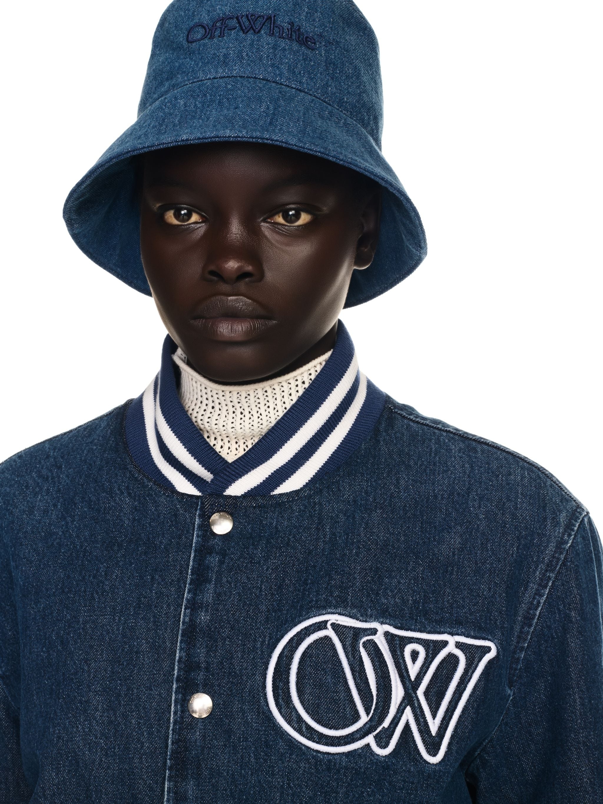 Ow Full Denim Varsity - 5