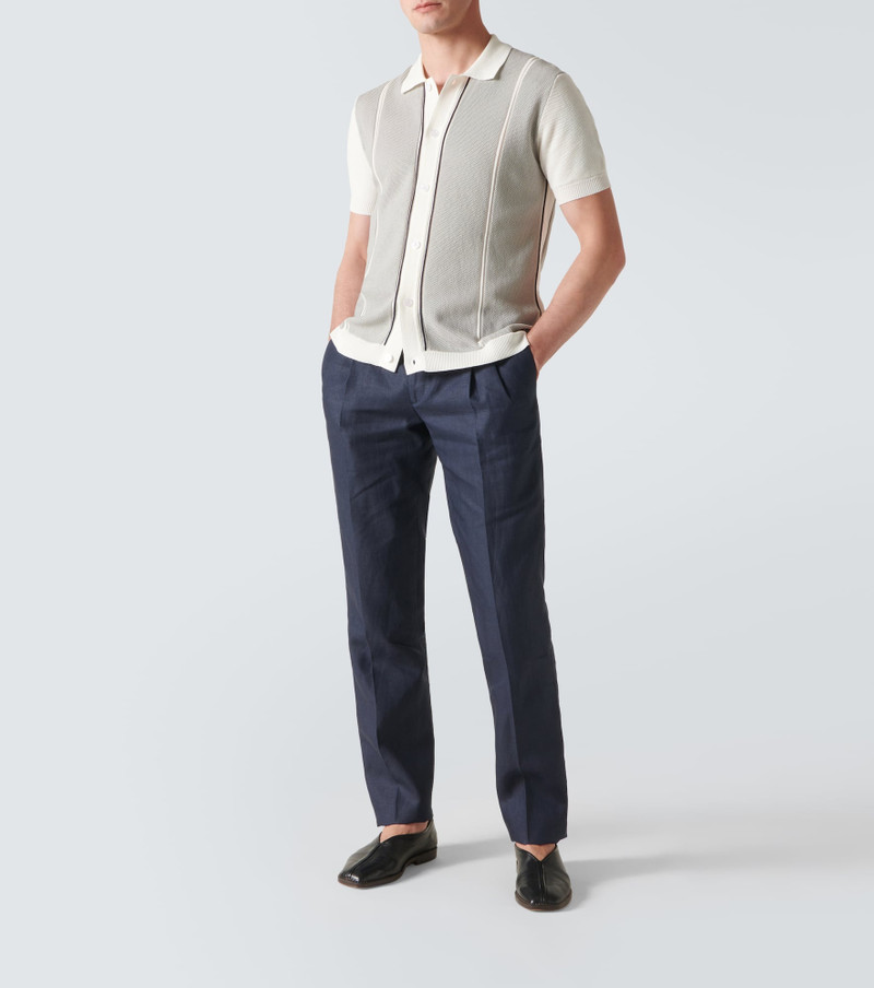 ORLEBAR BROWN Tiernan Ripley knitted cotton shirt outlook