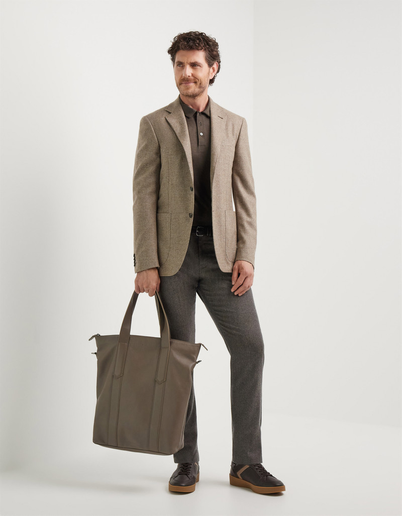 Canali BEIGE PURE WOOL KEI JACKET outlook