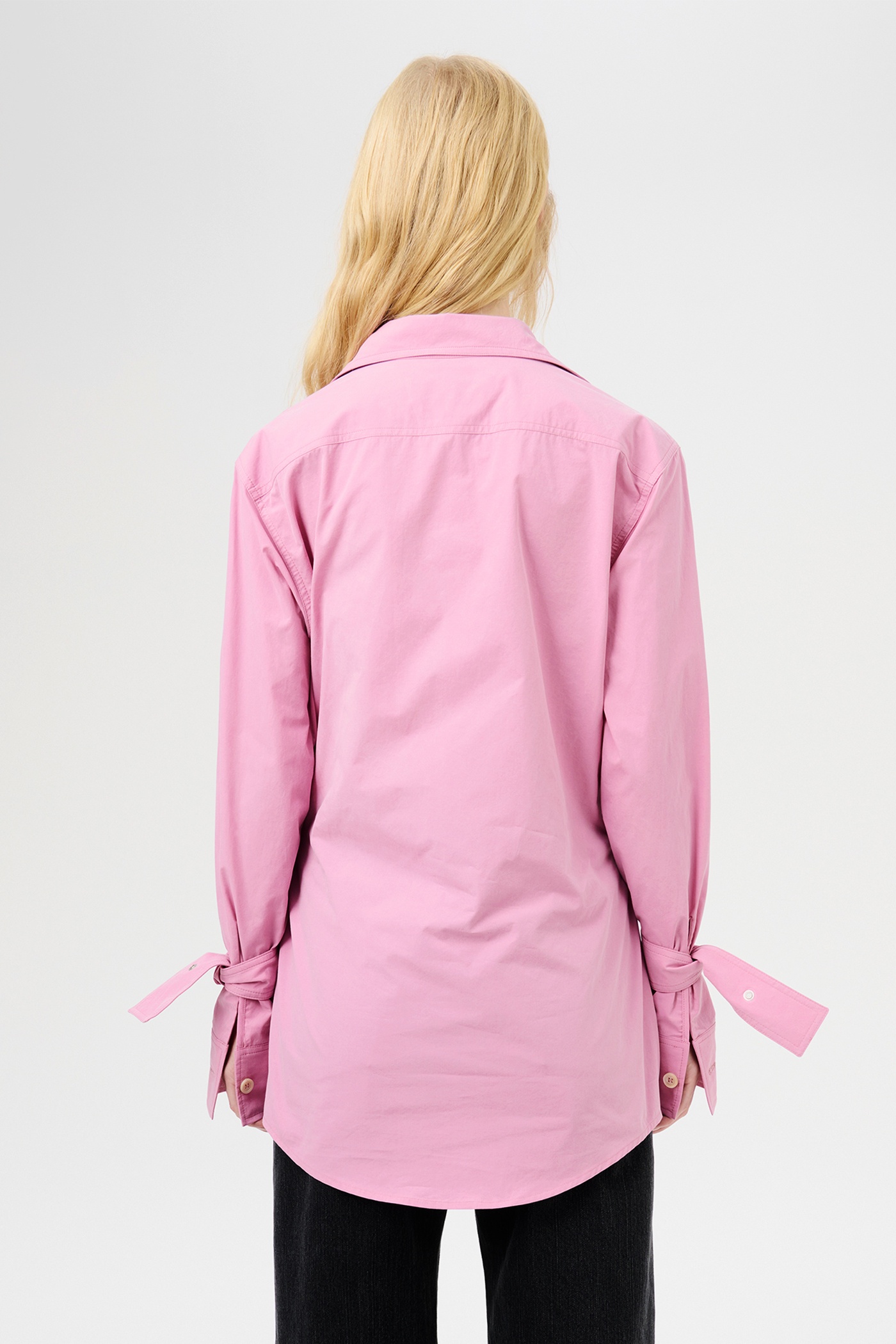 Trench Shirt Duchess Pink Organic Poplin - 8