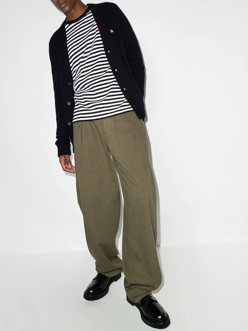 Fox Patch V-neck cardigan - 5