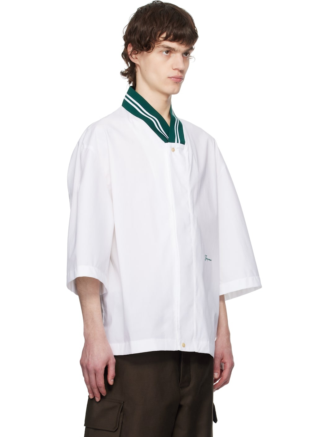 White La Croisière 'The Baseball short-sleeve' Shirt - 2