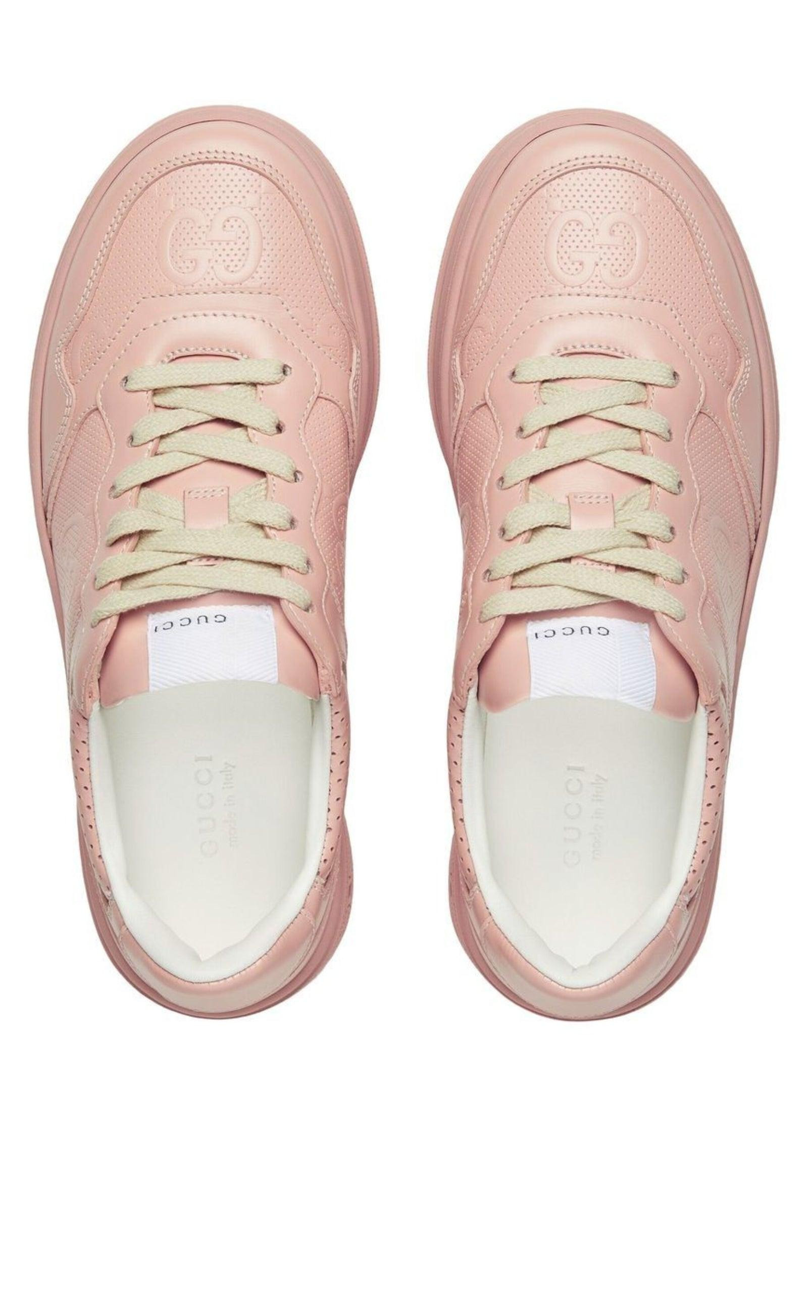 GG Embossed-logo Low-top Sneakers - 4