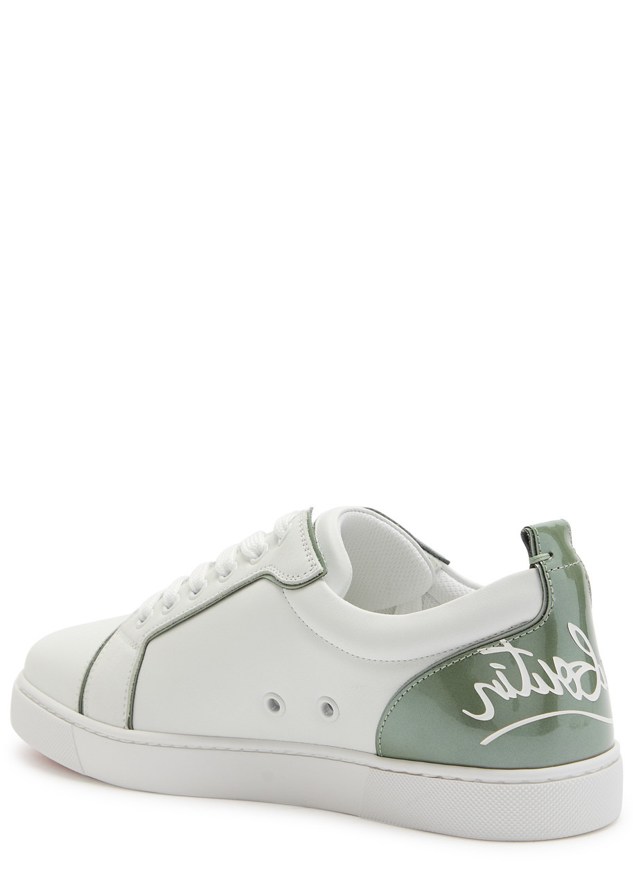 Christian Louboutin Fun Louise Junior Panelled Leather Sneakers - 2