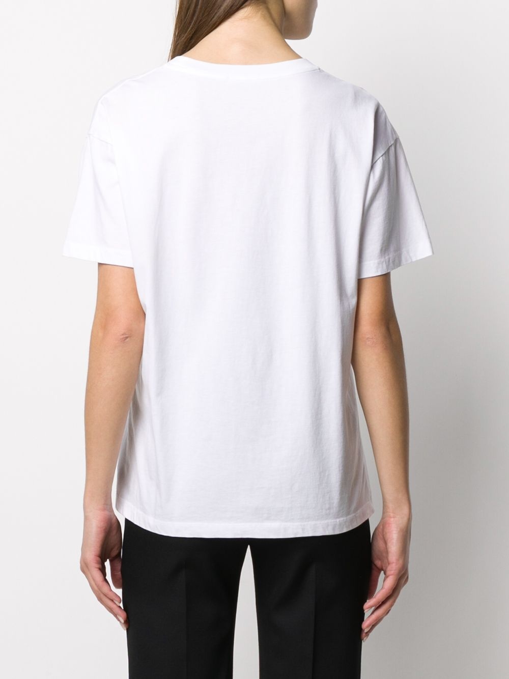 boxy logo patch T-shirt - 4
