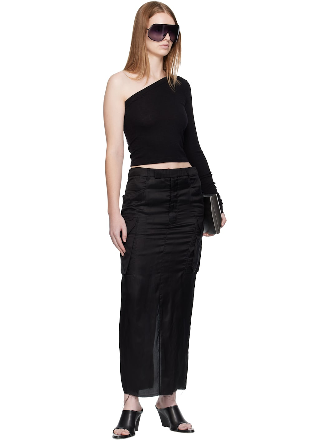 Black Concordians Firbanks Midi Skirt - 4