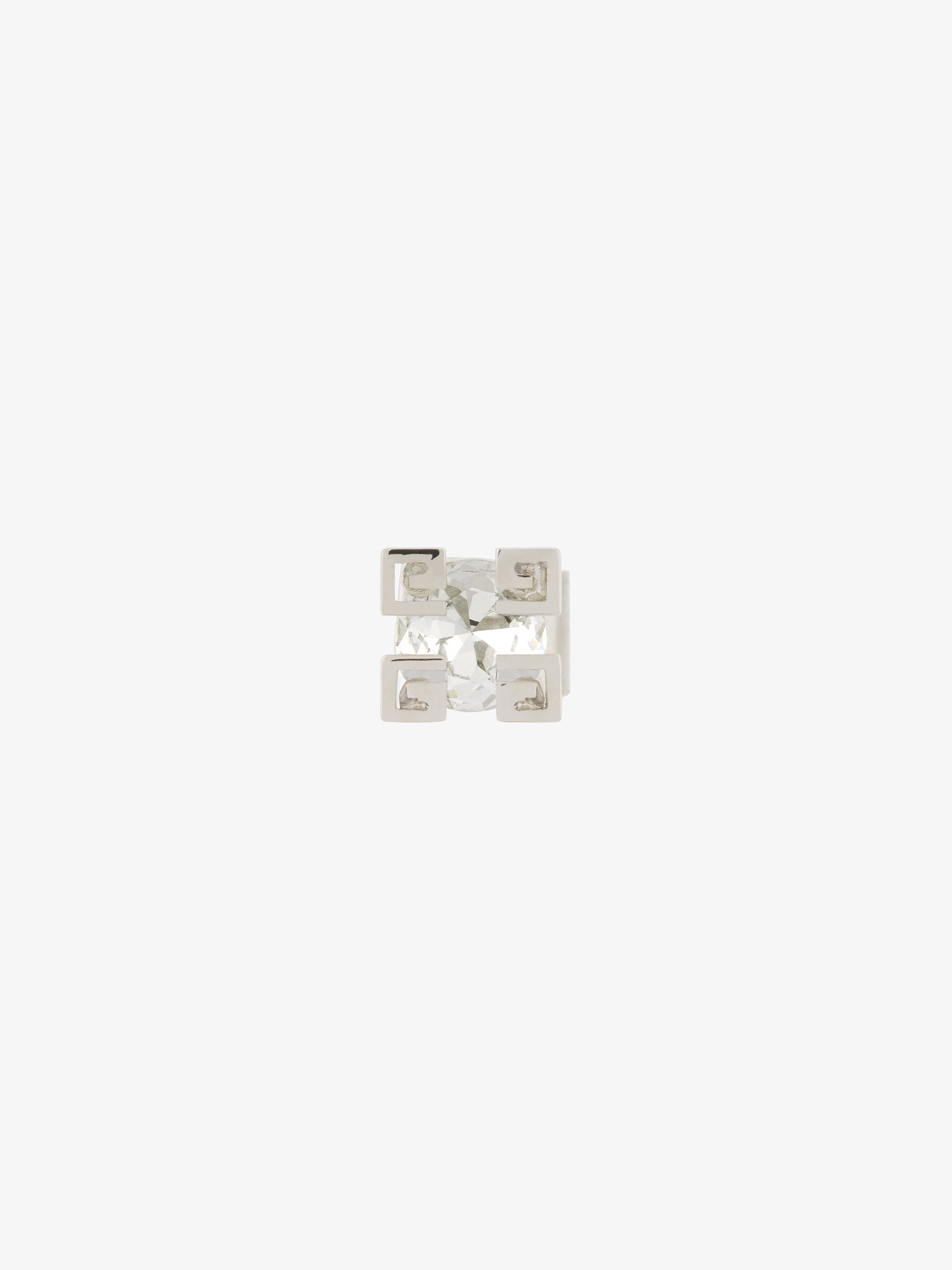 4G CLAW EARCUFF WITH CRYSTALS - 1
