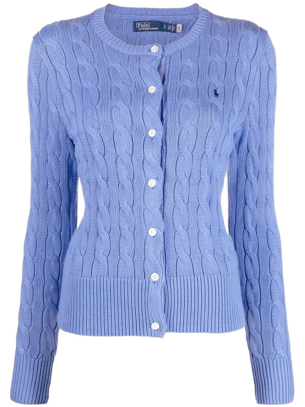 Polo Pony cable-knit cardigan - 1