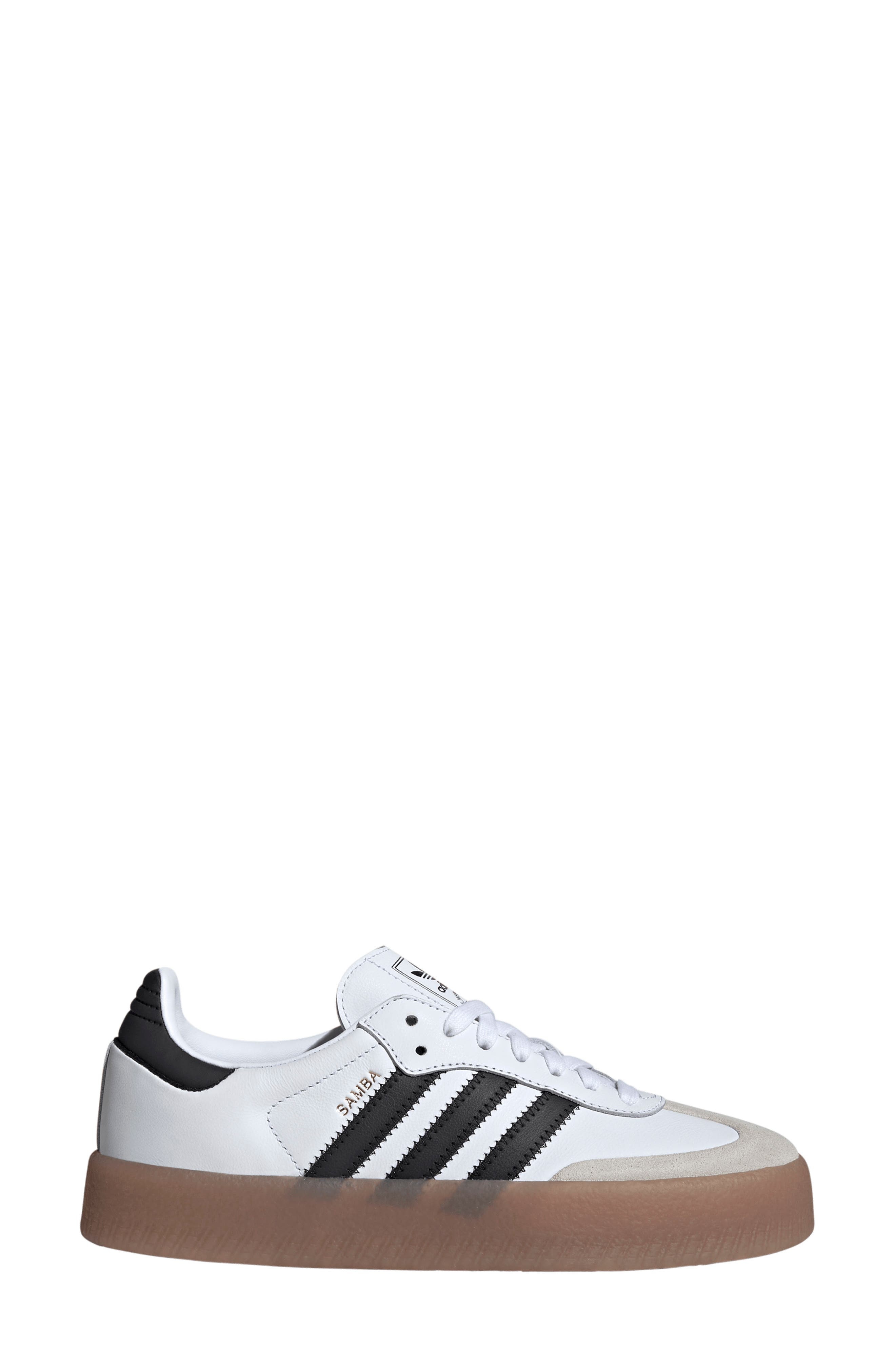 adidas Sambae Sneaker in White/Core Black/Gold Met. at Nordstrom - 3