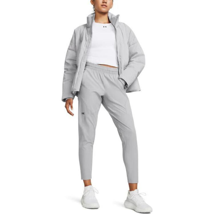 (WMNS) Under Armour ColdGear Infrared Down Puffer Jacket 'Halo Grey' 1378859-014 - 3