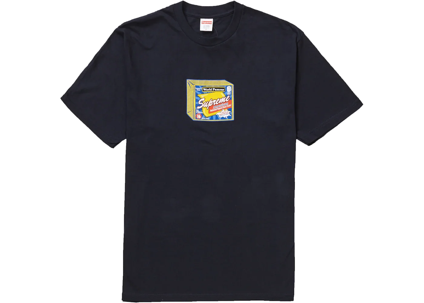 Supreme Cheese Tee Navy - 1