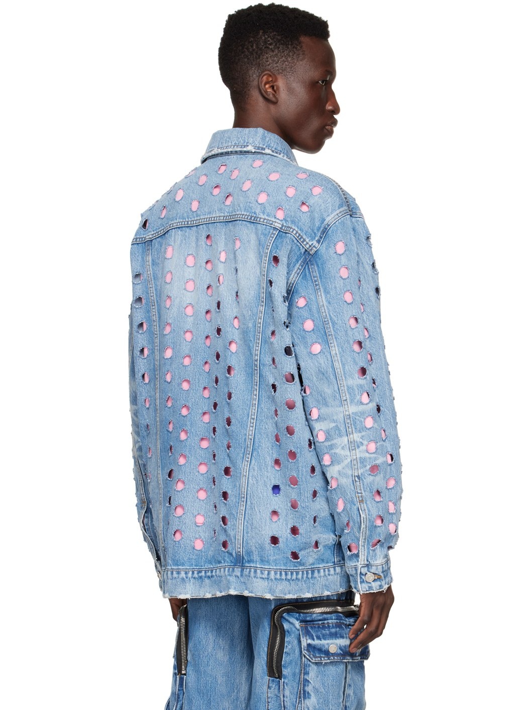 Blue Logo Denim Jacket - 3