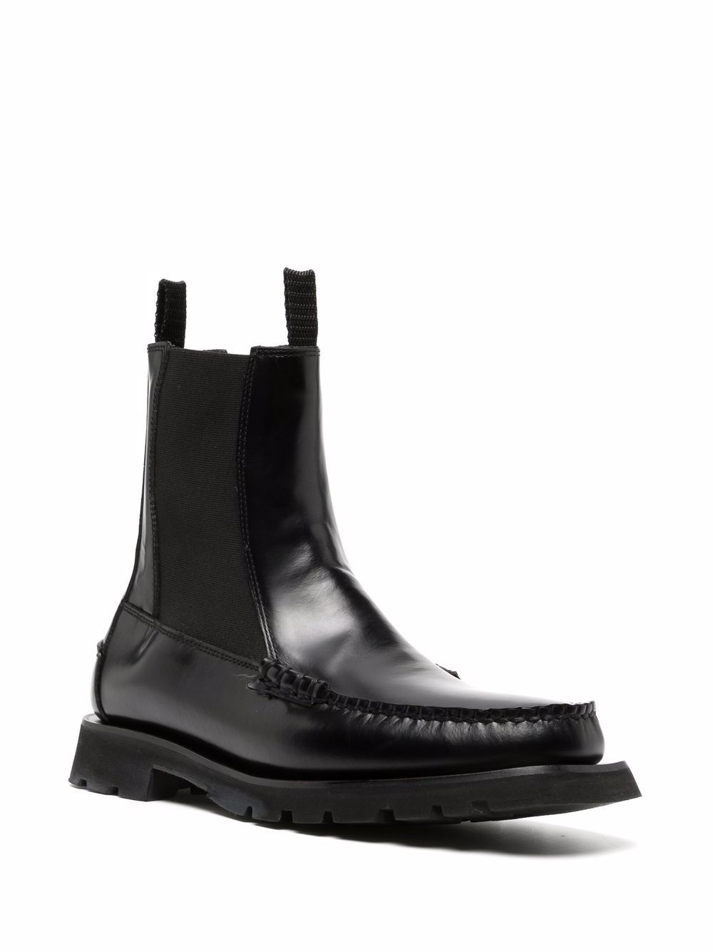 elasticated-panels ankle boots - 2