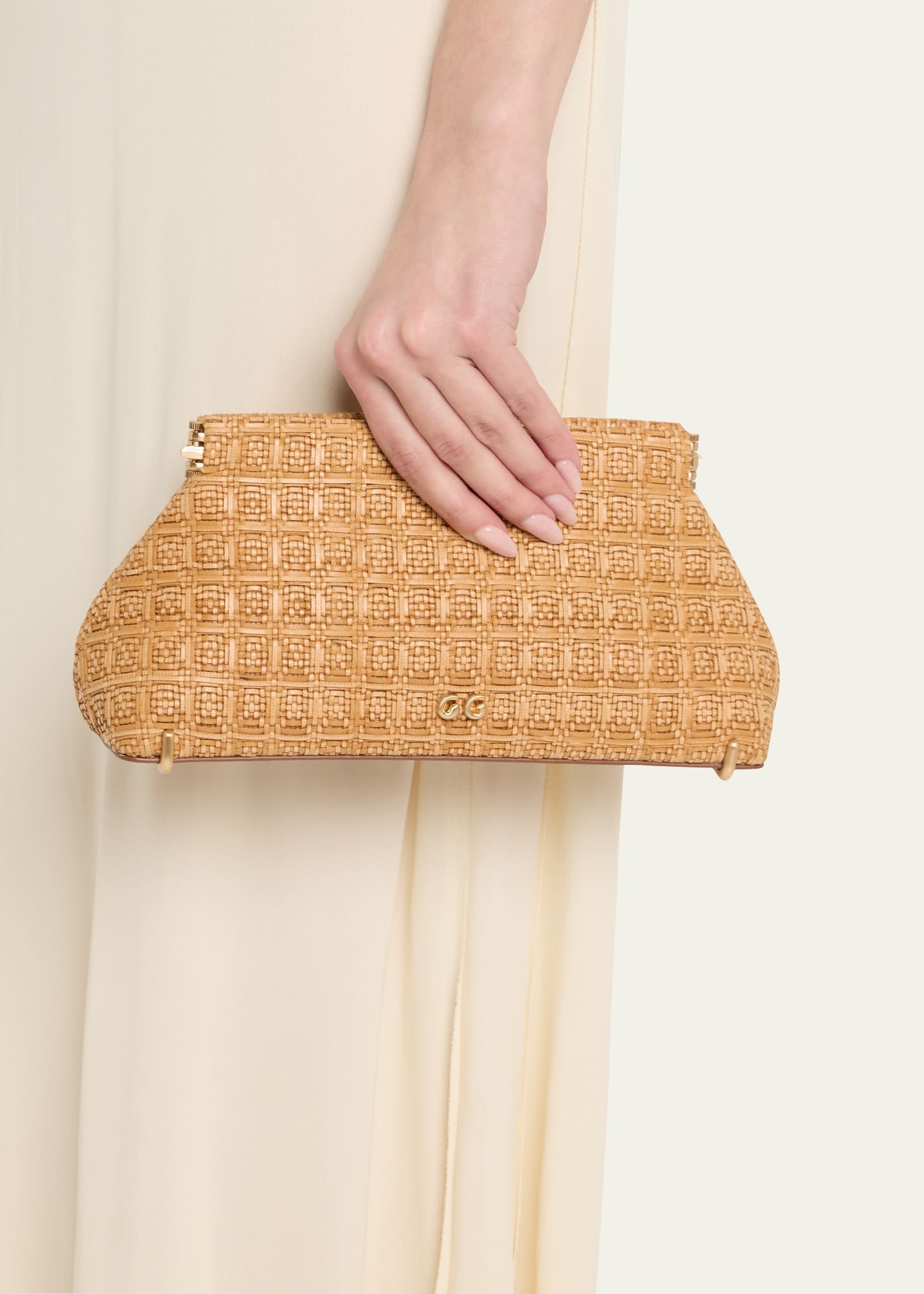 Lillia Mini Woven Clutch Bag - 2