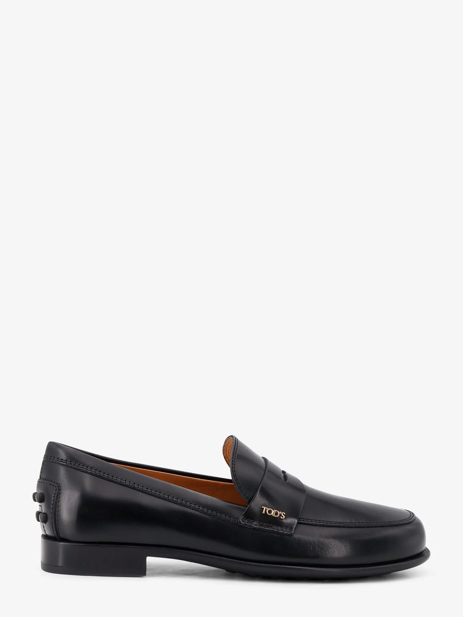 Leather Loafers With Gommini Detail On The Back - 1