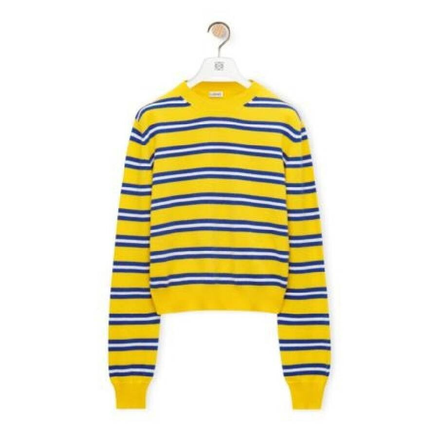 Loewe Long Sleeve Striped Pattern Sweater - 5