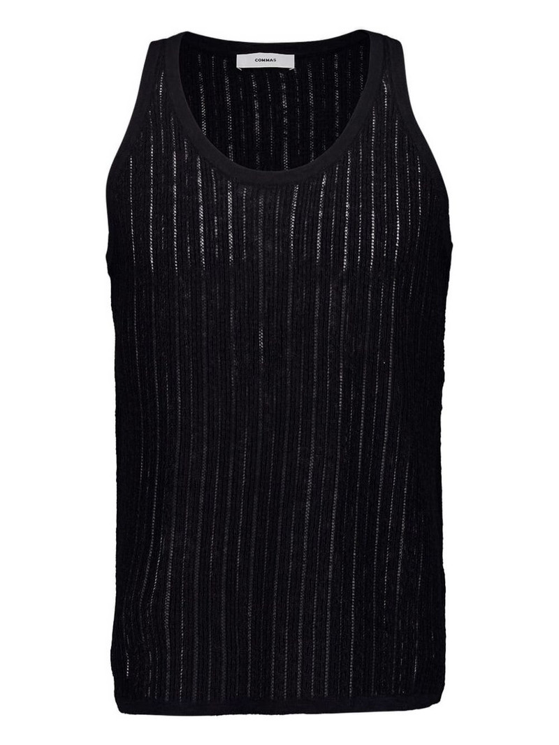 pointelle knit tank 1