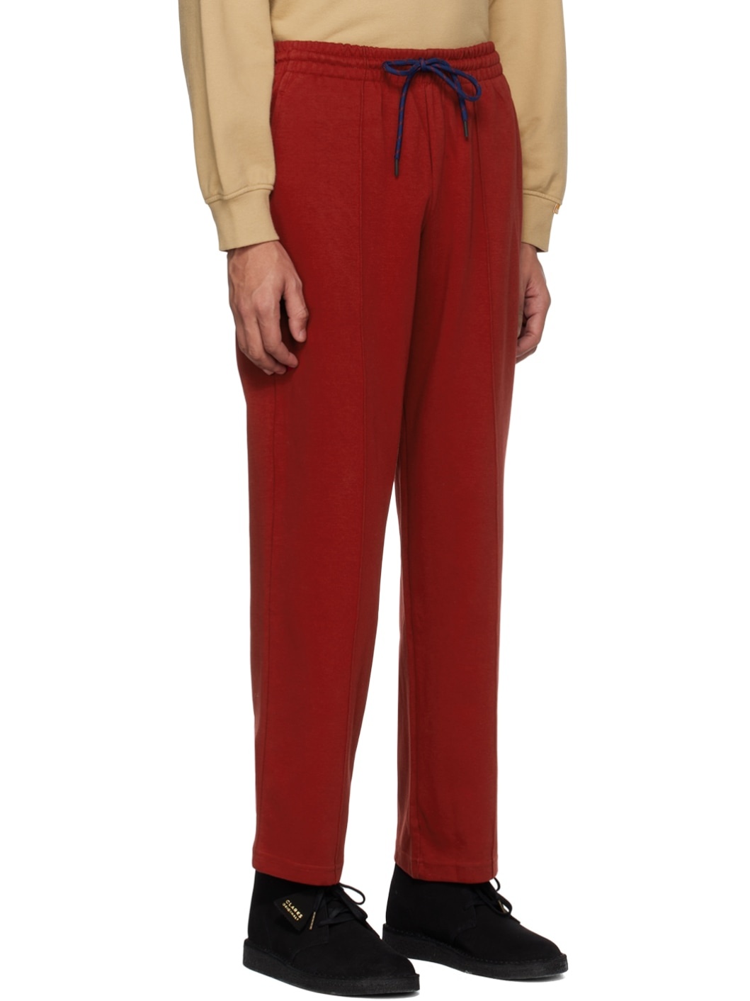 Red Off Court Track Pants - 2