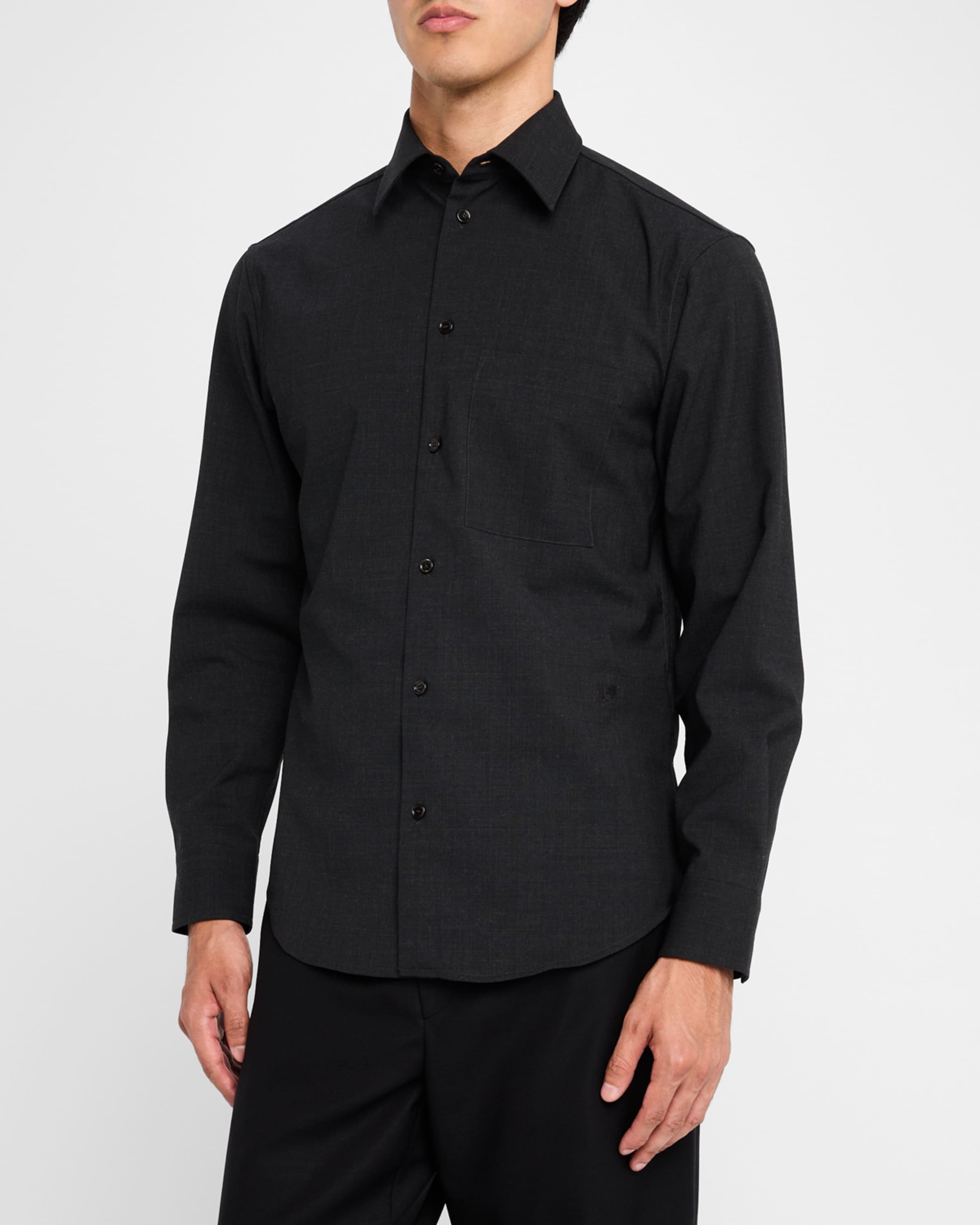 Men's Stretch Wool Sport Shirt - 2