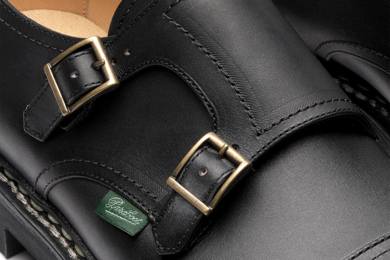 Paraboot William Black Silk - Rubber Sole outlook