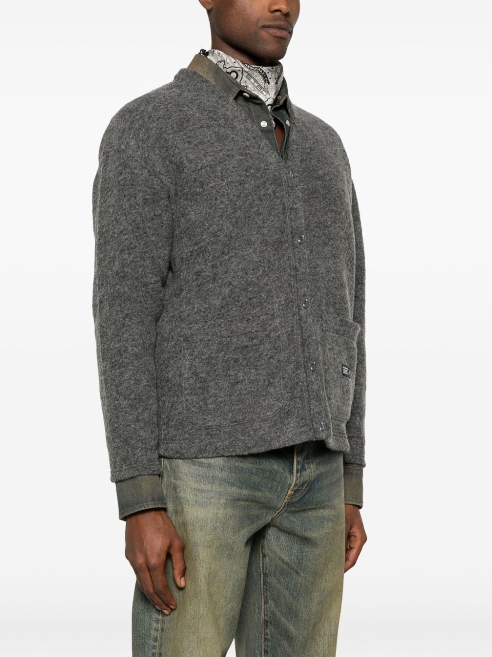 jersey cardigan - 3