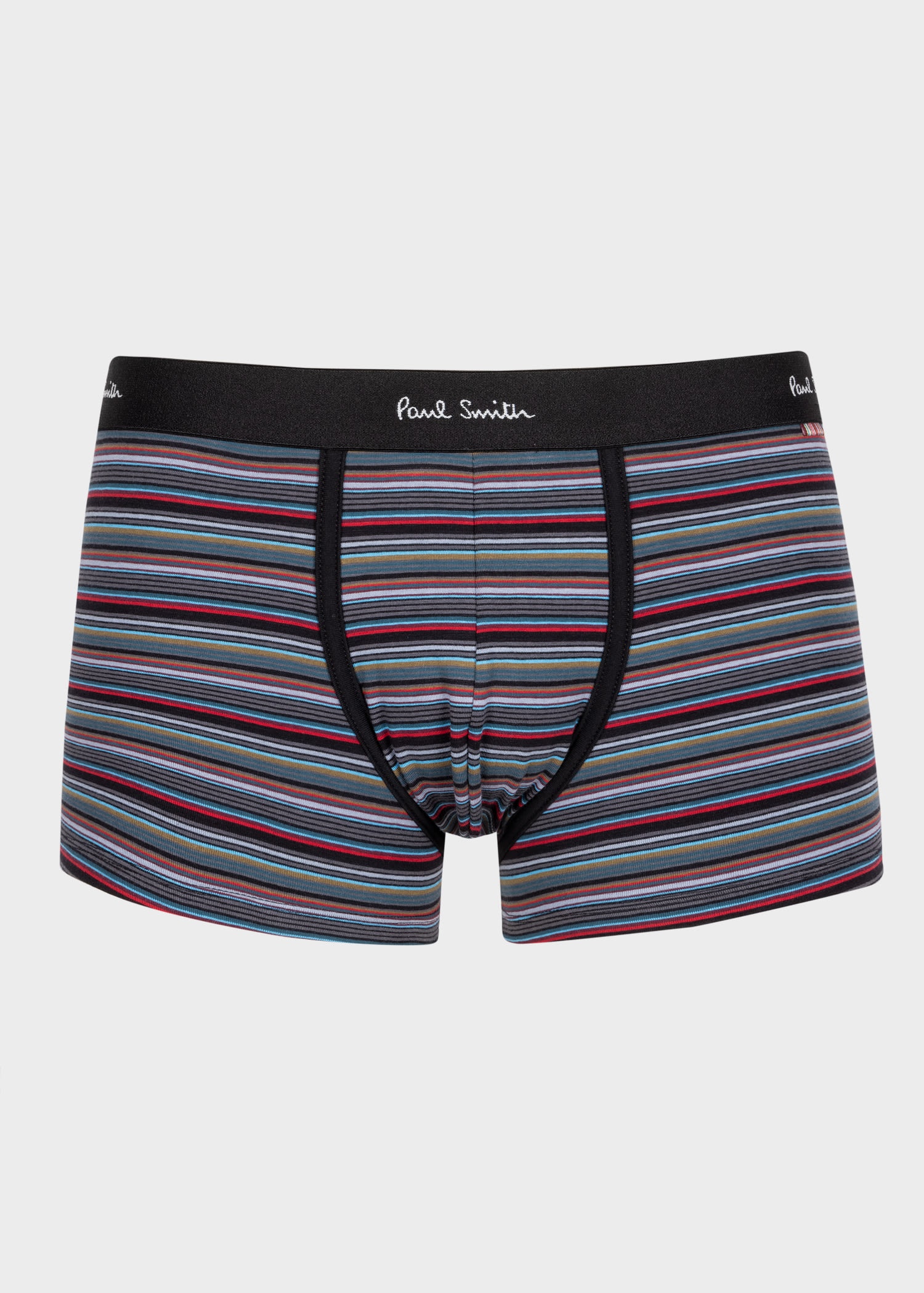 Multi-Stripe Low-Rise Boxer Briefs - 1