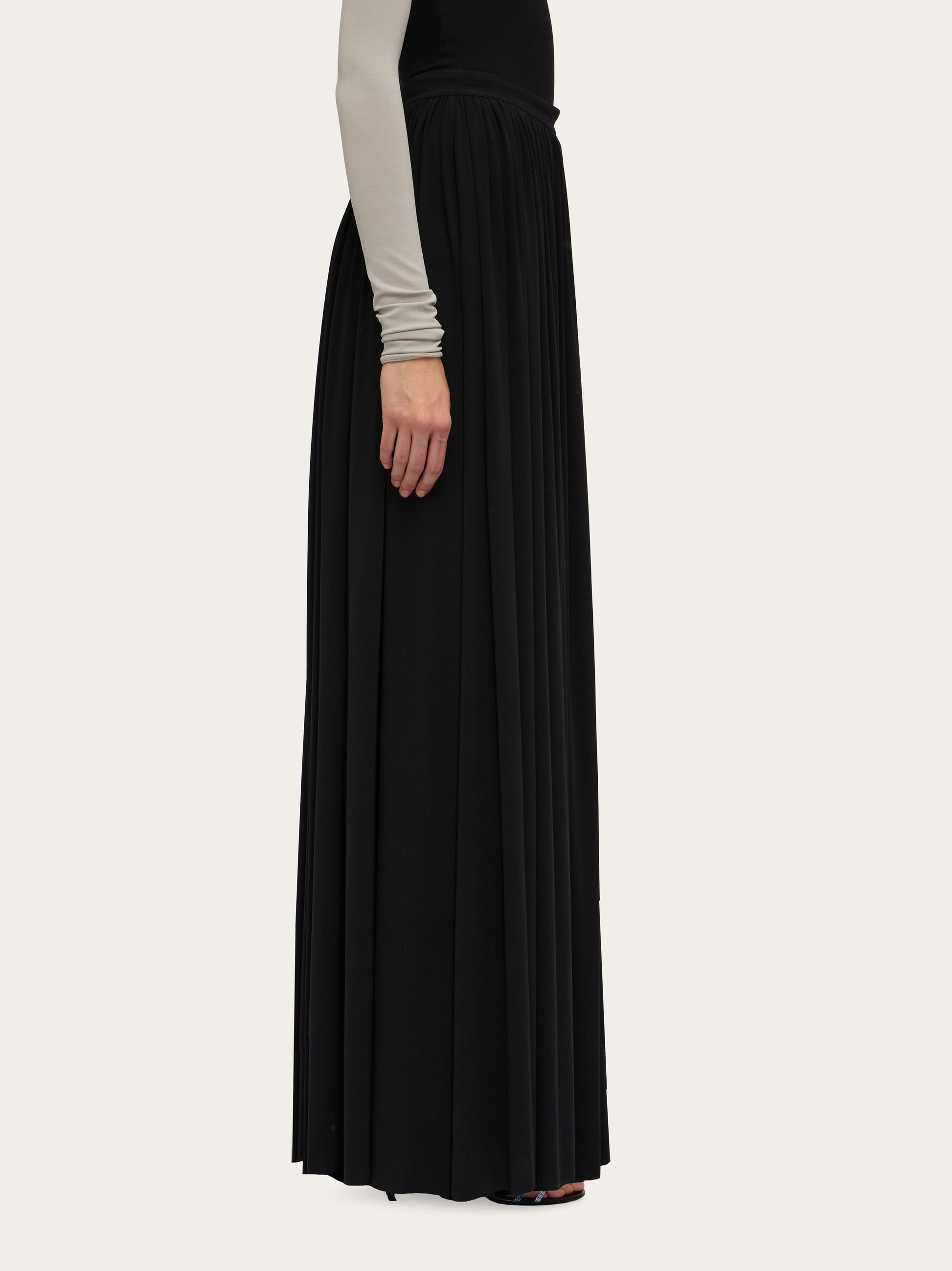 Longline draped skirt - 3