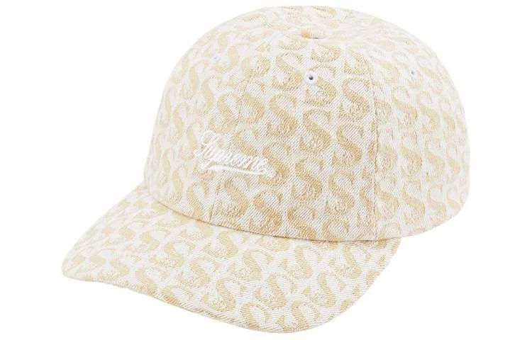 Supreme Monogram Denim 6-Panel 'White Gold' SUP-FW21-050 - 1