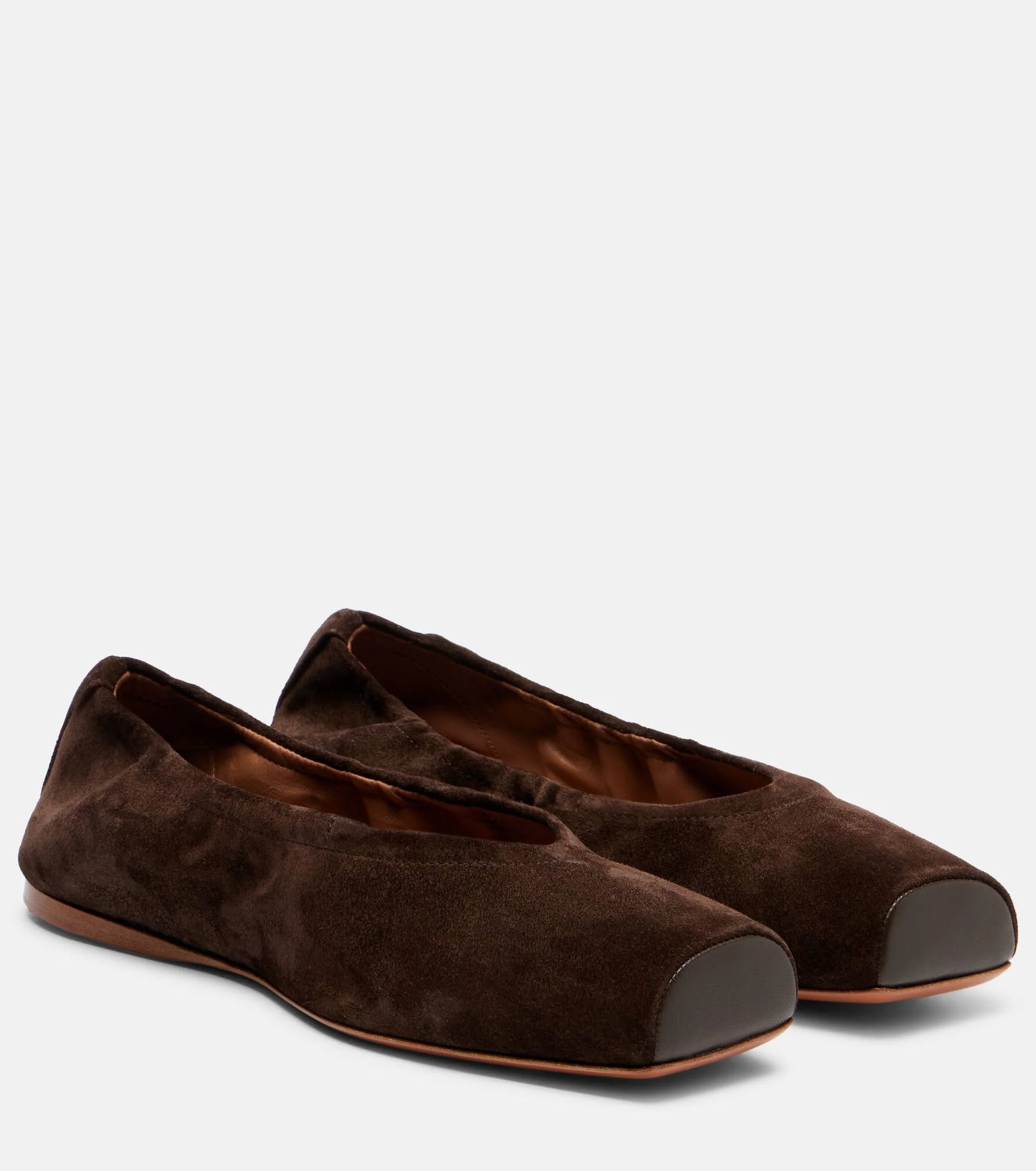 Suede ballet flats - 1