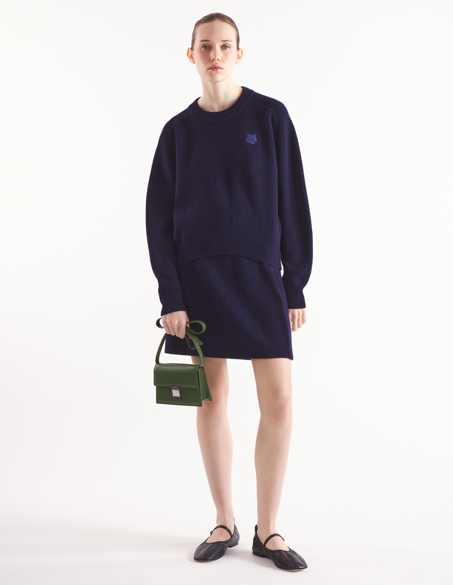 BOLD FOX HEAD PATCH COMFORT RIBBED JUMPER - 2