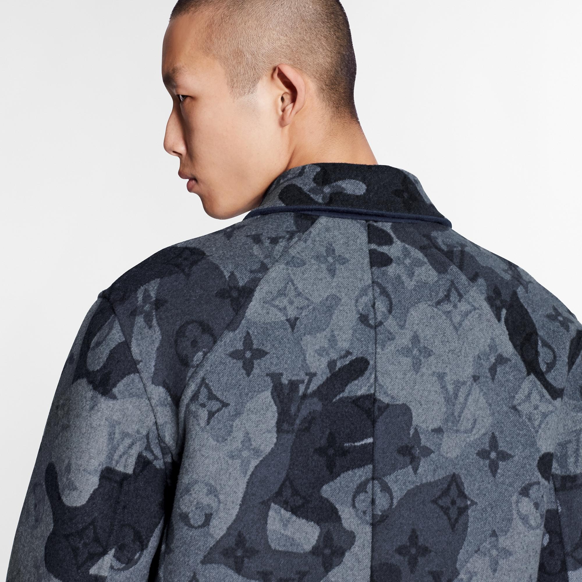 Camo Double Face Car Coat - 5