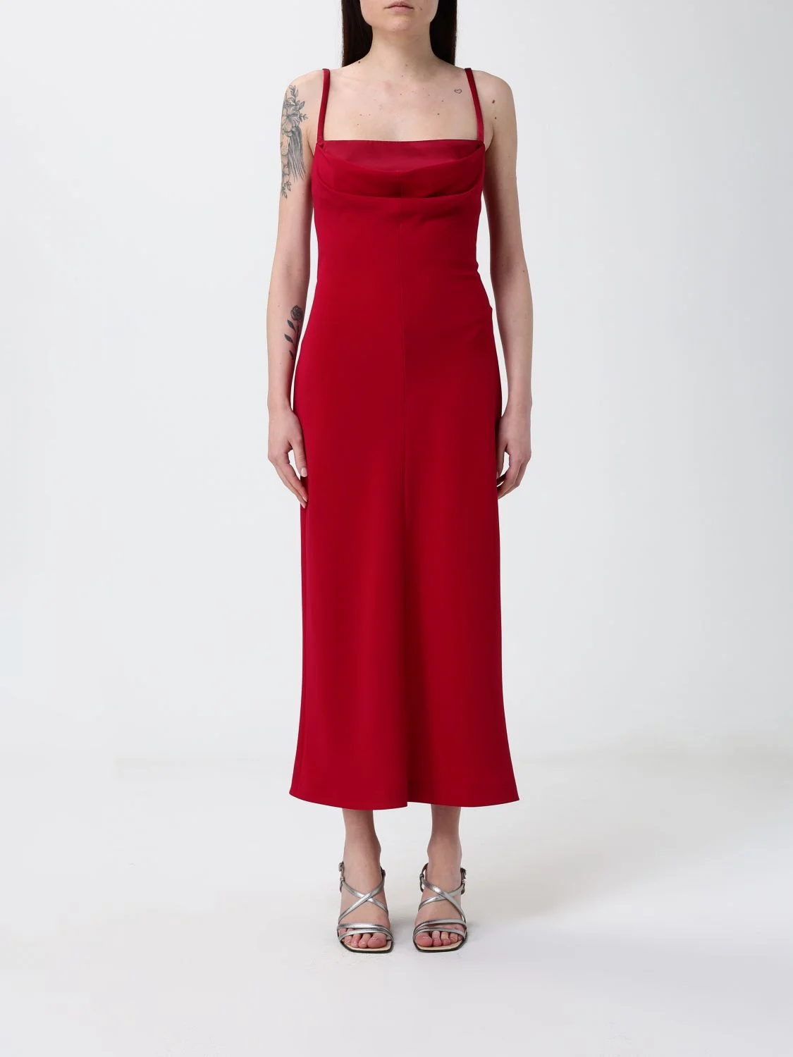 MAX MARA Midi Dress in Crepe - 1