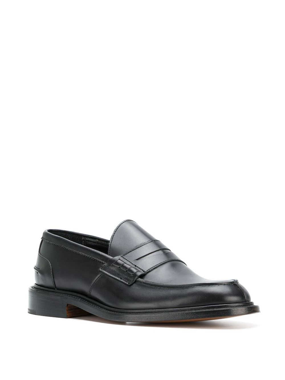 slip-on leather penny loafers - 2