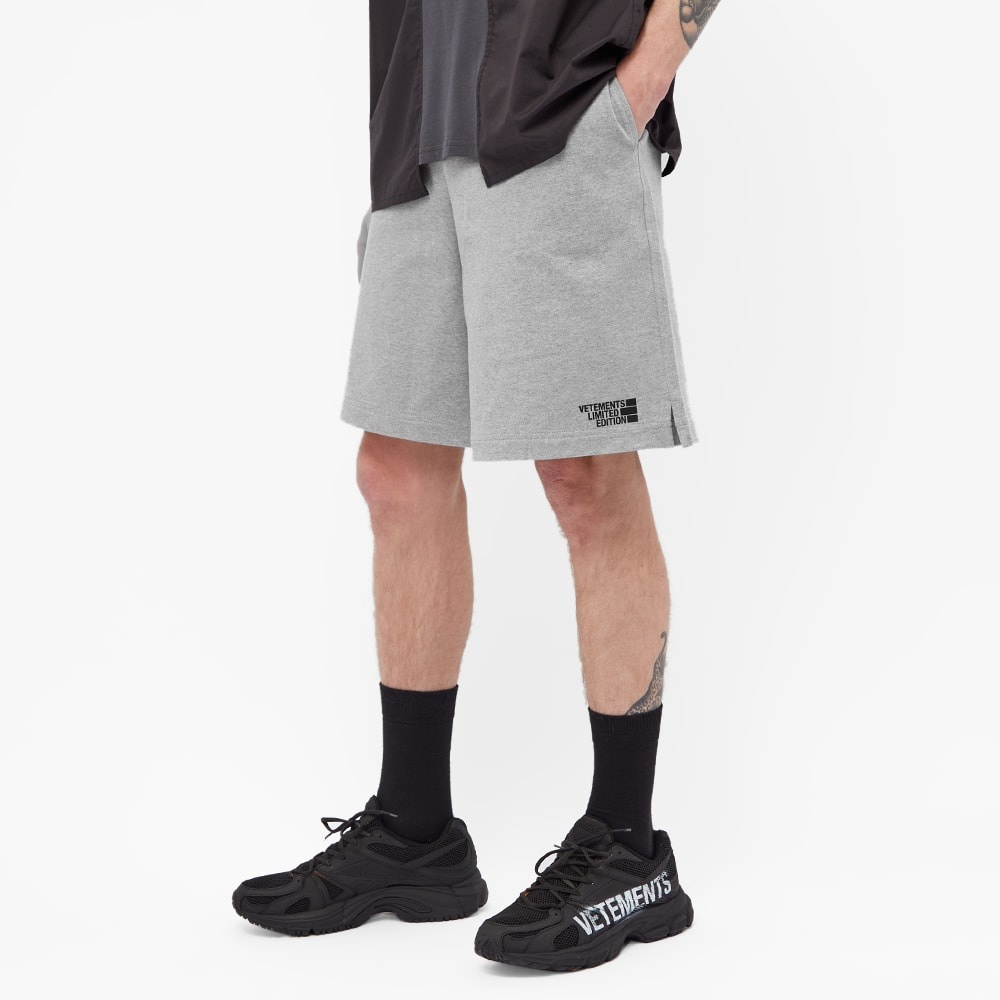 VETEMENTS Logo Limited Edition Jersey Short - 4