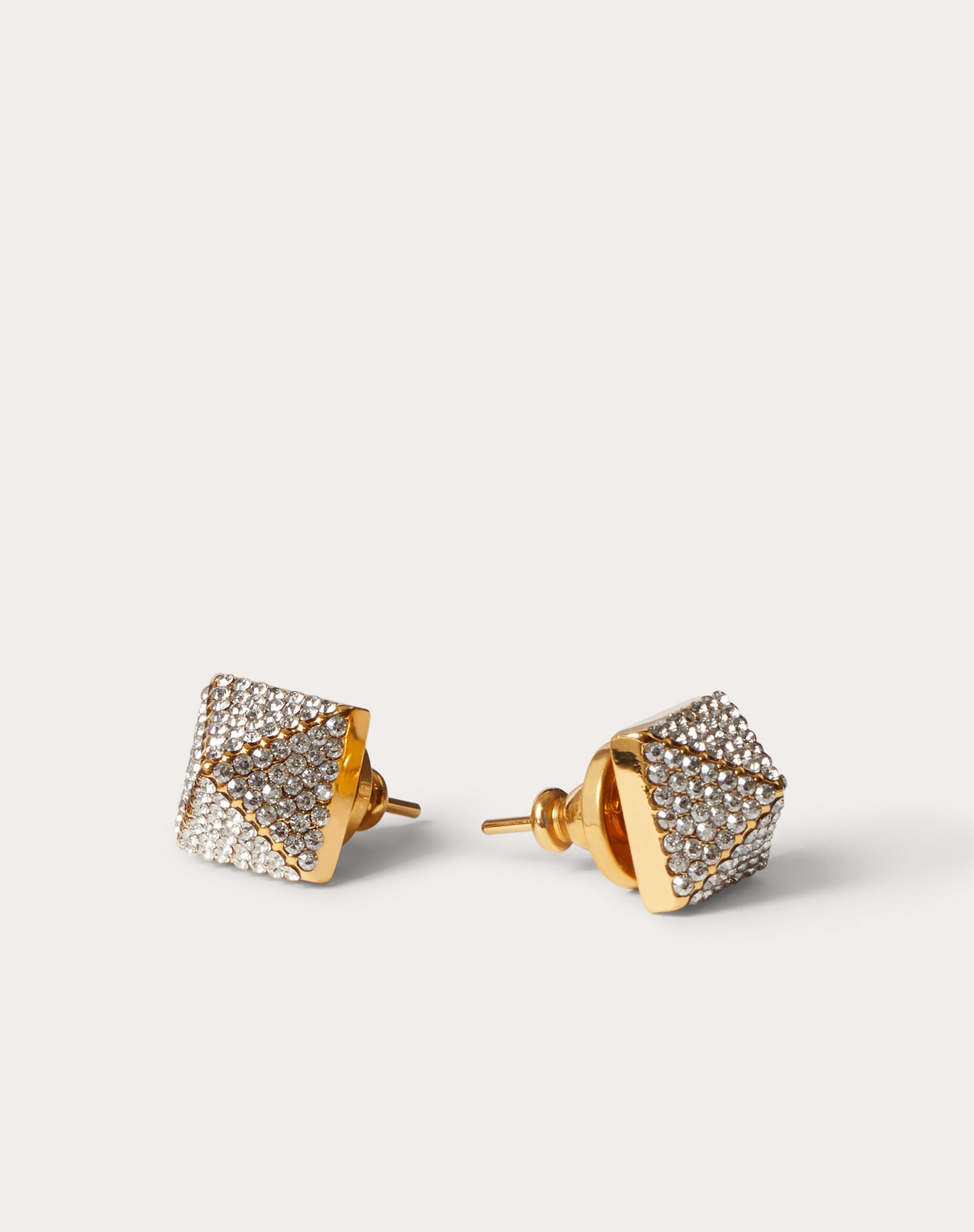 Rockstud Metal and Swarovski® Crystal Earrings - 3