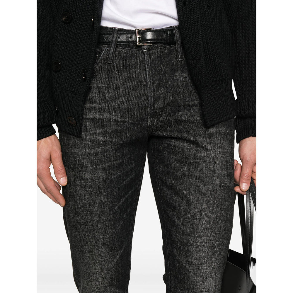 Tom Ford Black Denim - Tapered Jeans Men - 5