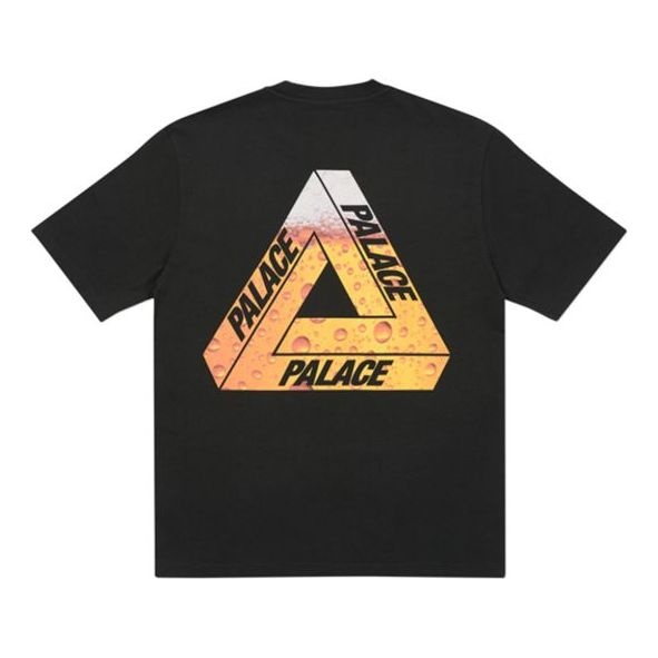 PALACE TRI-Lager Tee Triangle Logo Printing Short Sleeve Unisex Black P19TS219 - 1