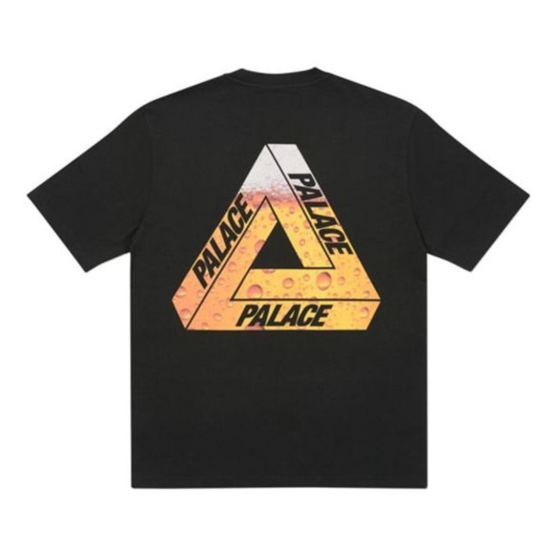 PALACE TRI-Lager Tee Triangle Logo Printing Short Sleeve Unisex Black P19TS219 - 1