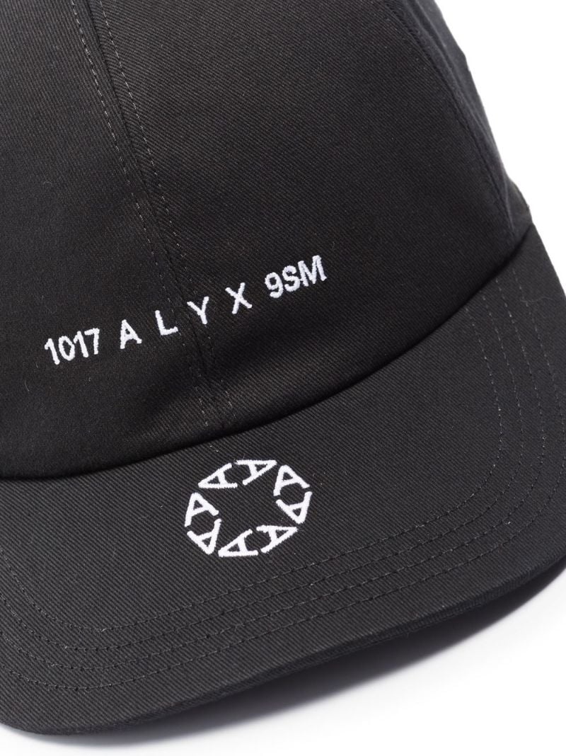 embroidered logo baseball cap - 5