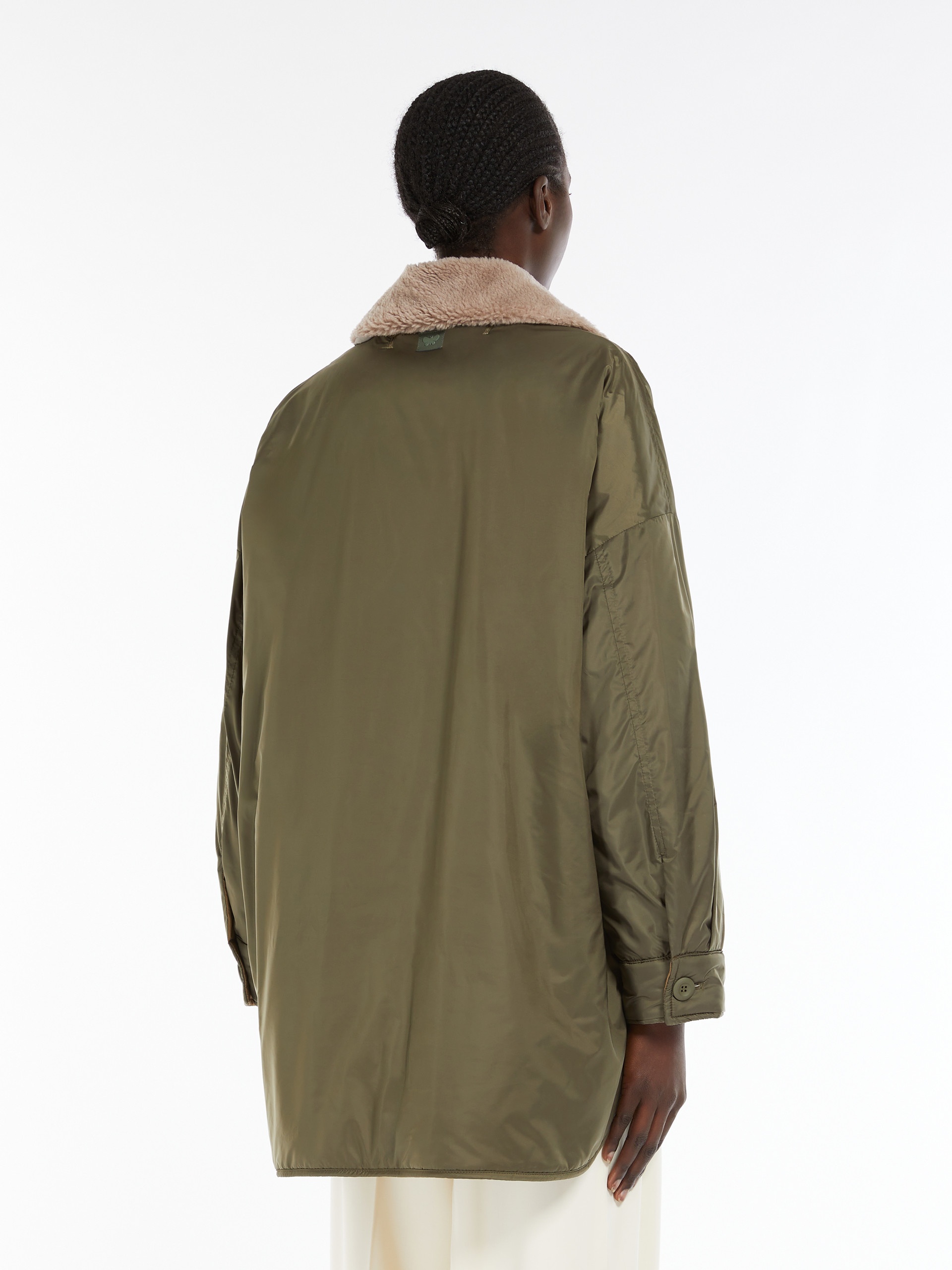DRAVA Reversible water-repellent canvas down jacket - 4