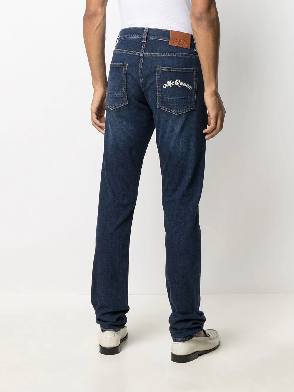 mid-rise slim-fit jeans - 4