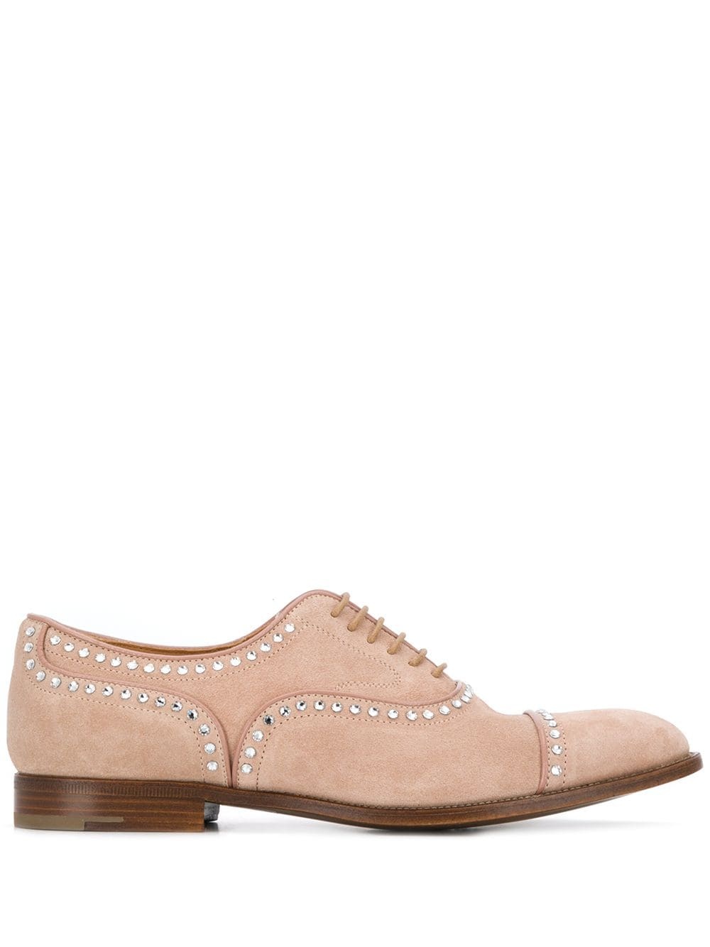 crystal-embellished Oxford shoes - 1