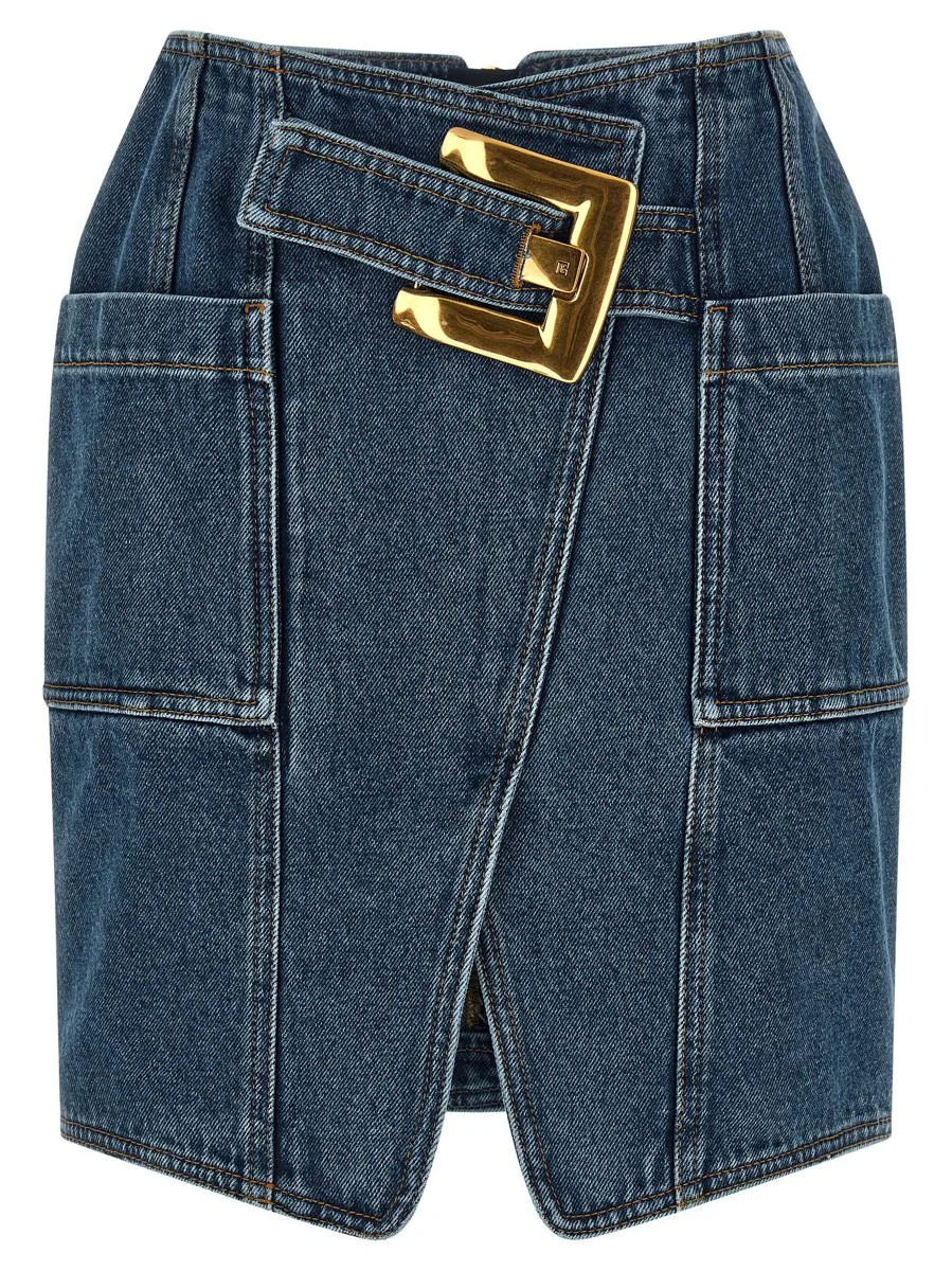 Balmain 'Belted' Skirt - 1