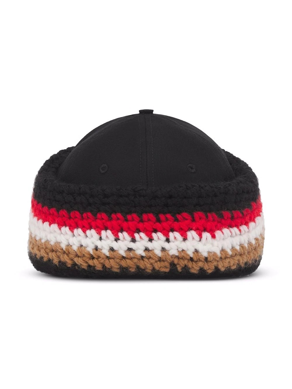 knitted-headband baseball cap - 2