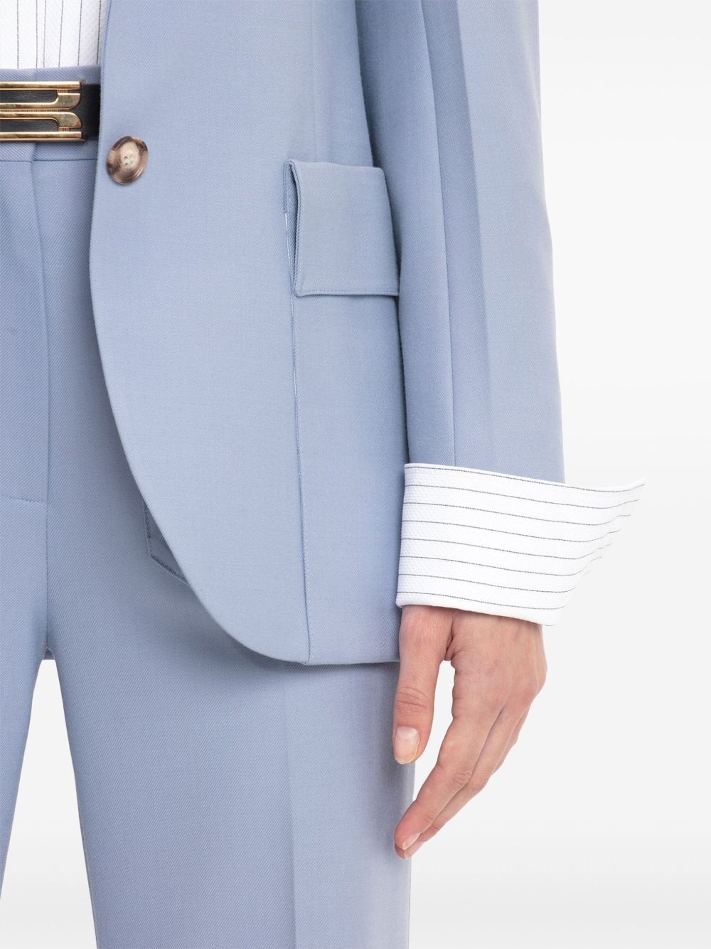 single-breasted blazer - 5