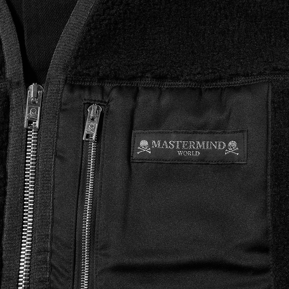 MASTERMIND WORLD Fleece Vest Shirt Jacket - 2