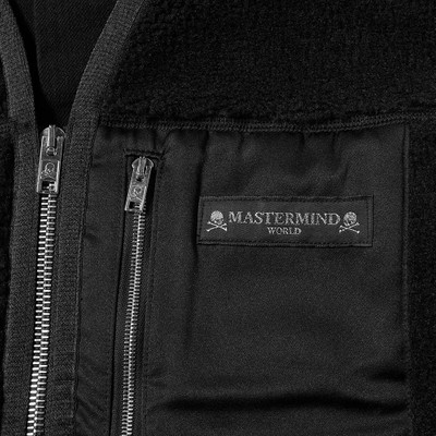 MASTERMIND WORLD MASTERMIND WORLD Fleece Vest Shirt Jacket outlook