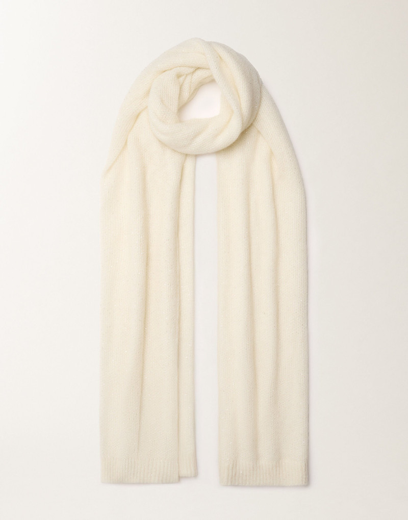 Mohair scarf with micro sequins 1